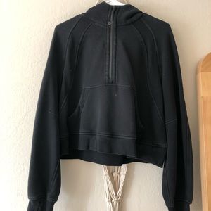 Lululemon Scuba Cropped Half Zip Hoodie